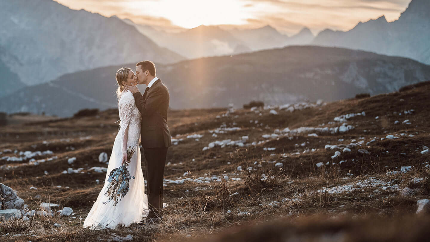 Trockenblumen Brautstrauß Hochzeit