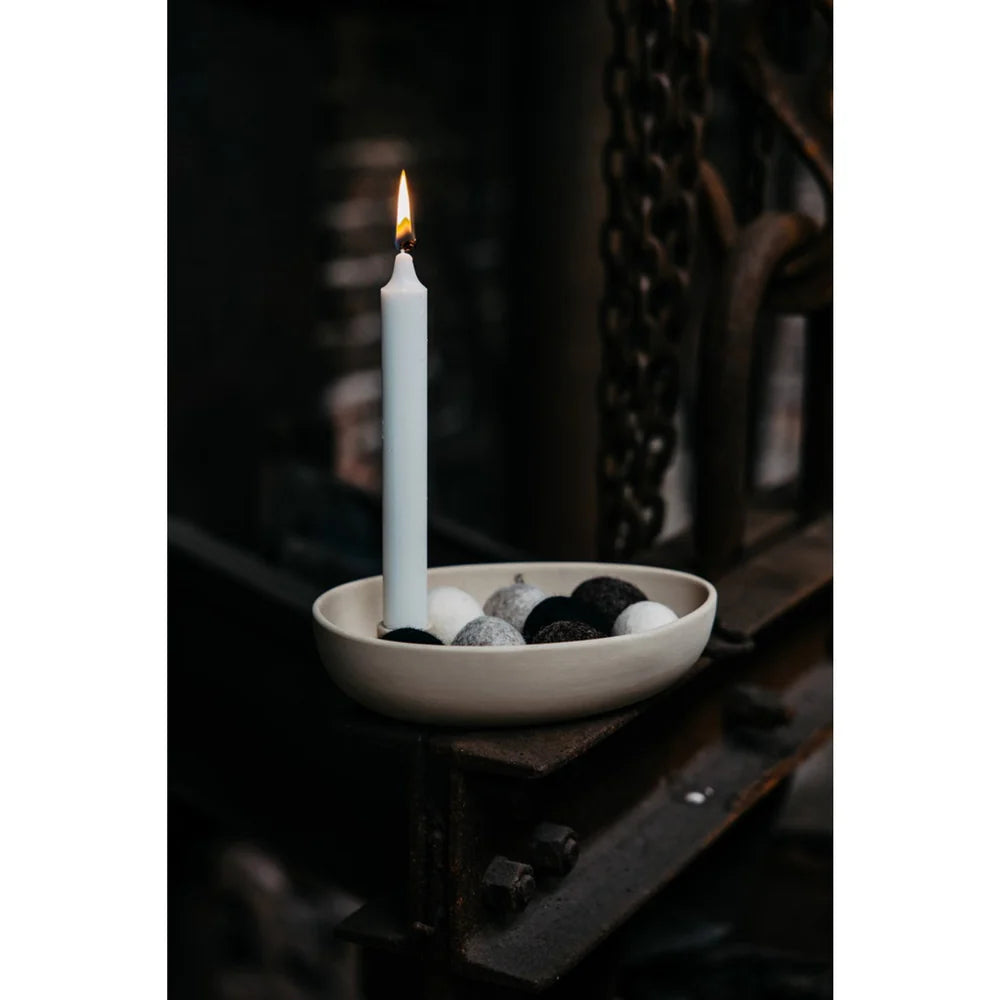 LIDATORP Candle Bowl White Small