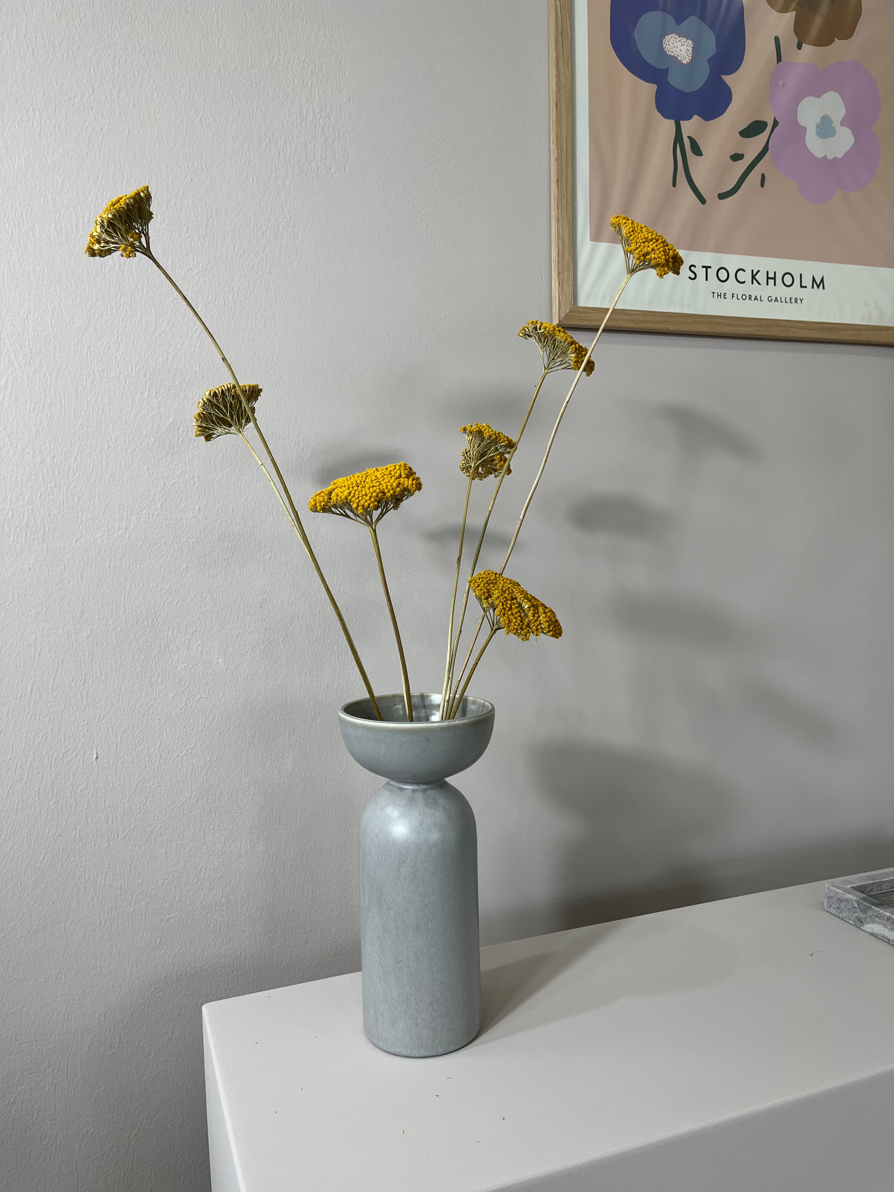 Vase Imperia - Steingutvase in moderner Form - Lykke&You GmbH