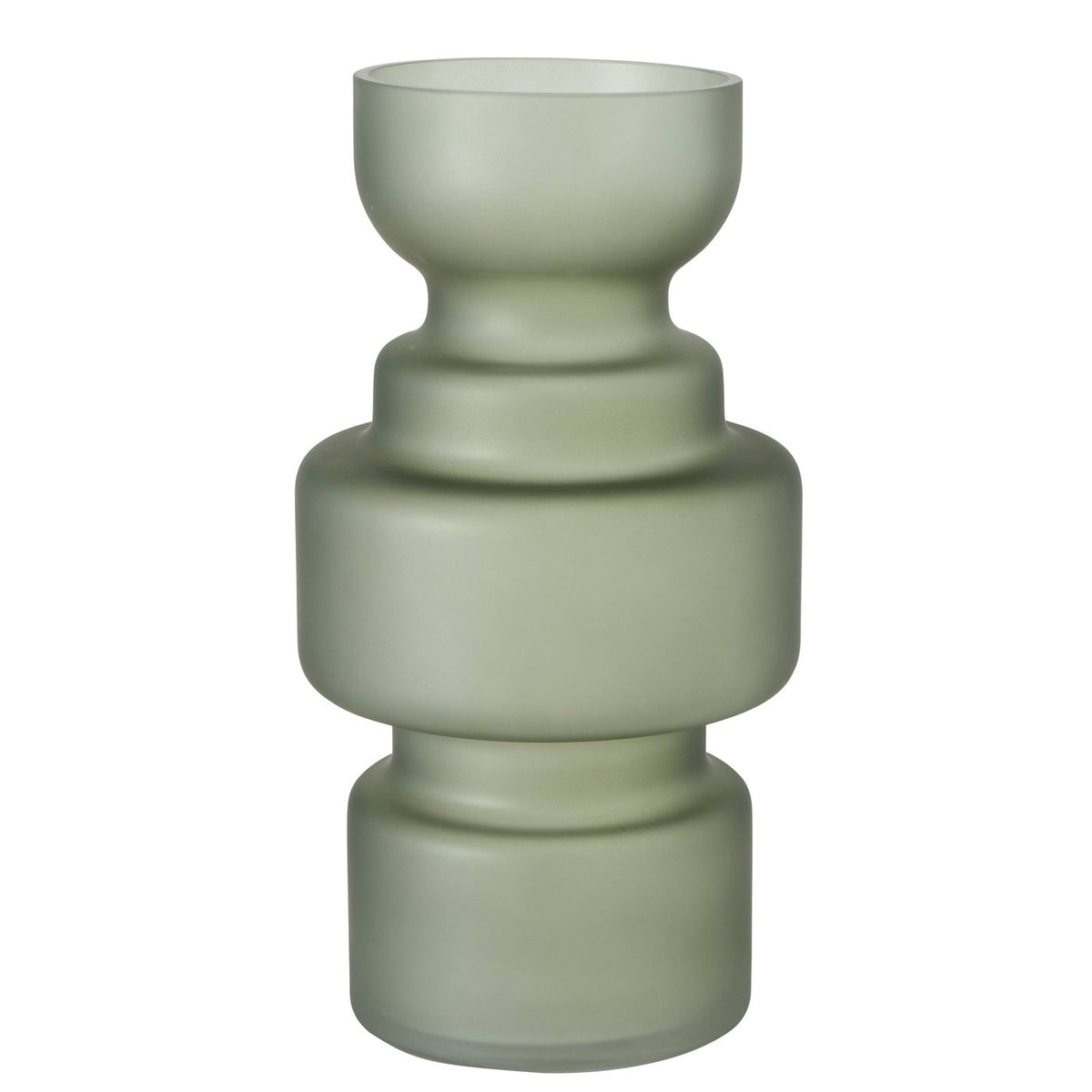 Bodena Vase - mattes Klas in grün