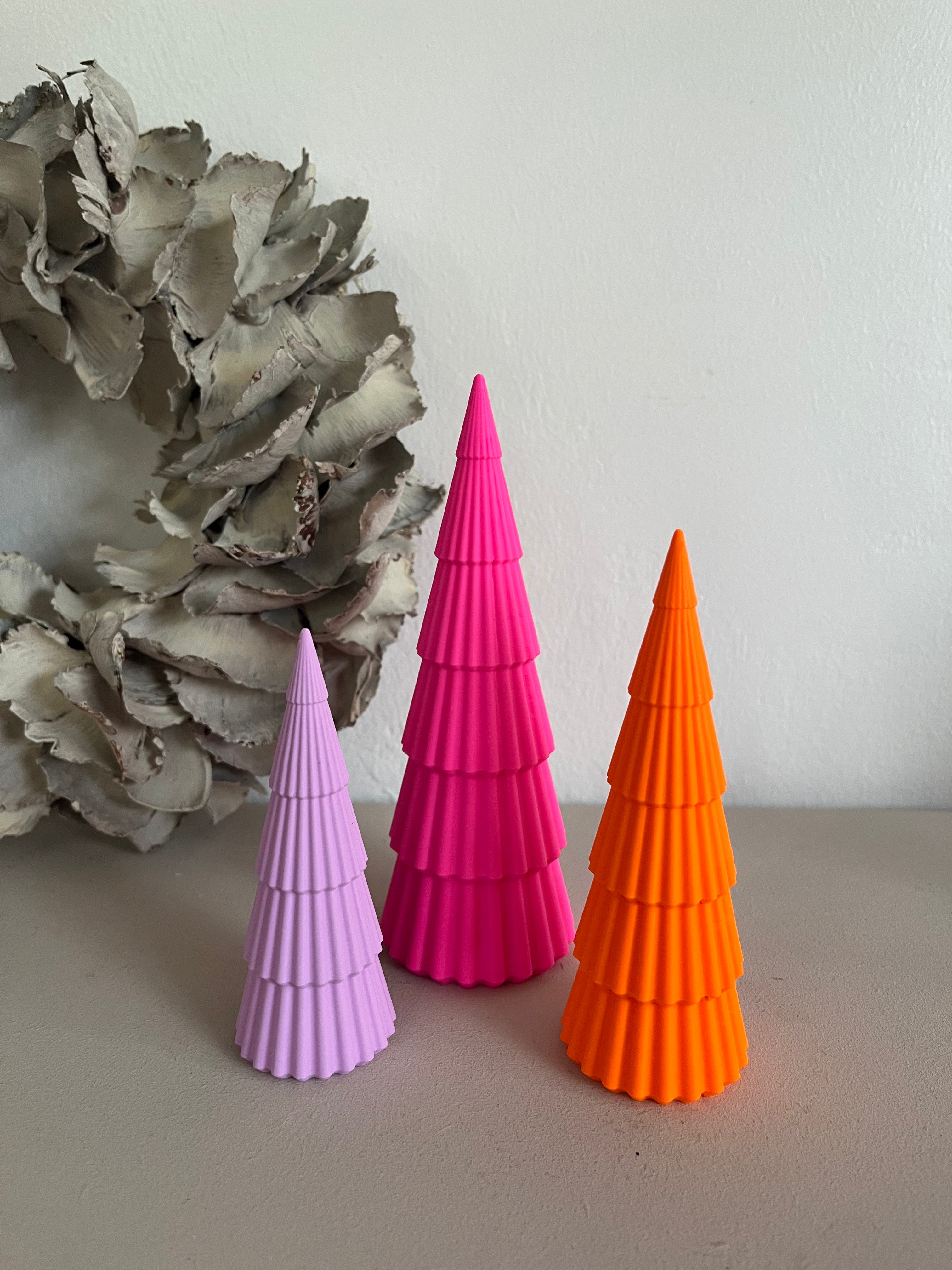Aufsteller - Tannenbaum geriffelt 3D Druck
