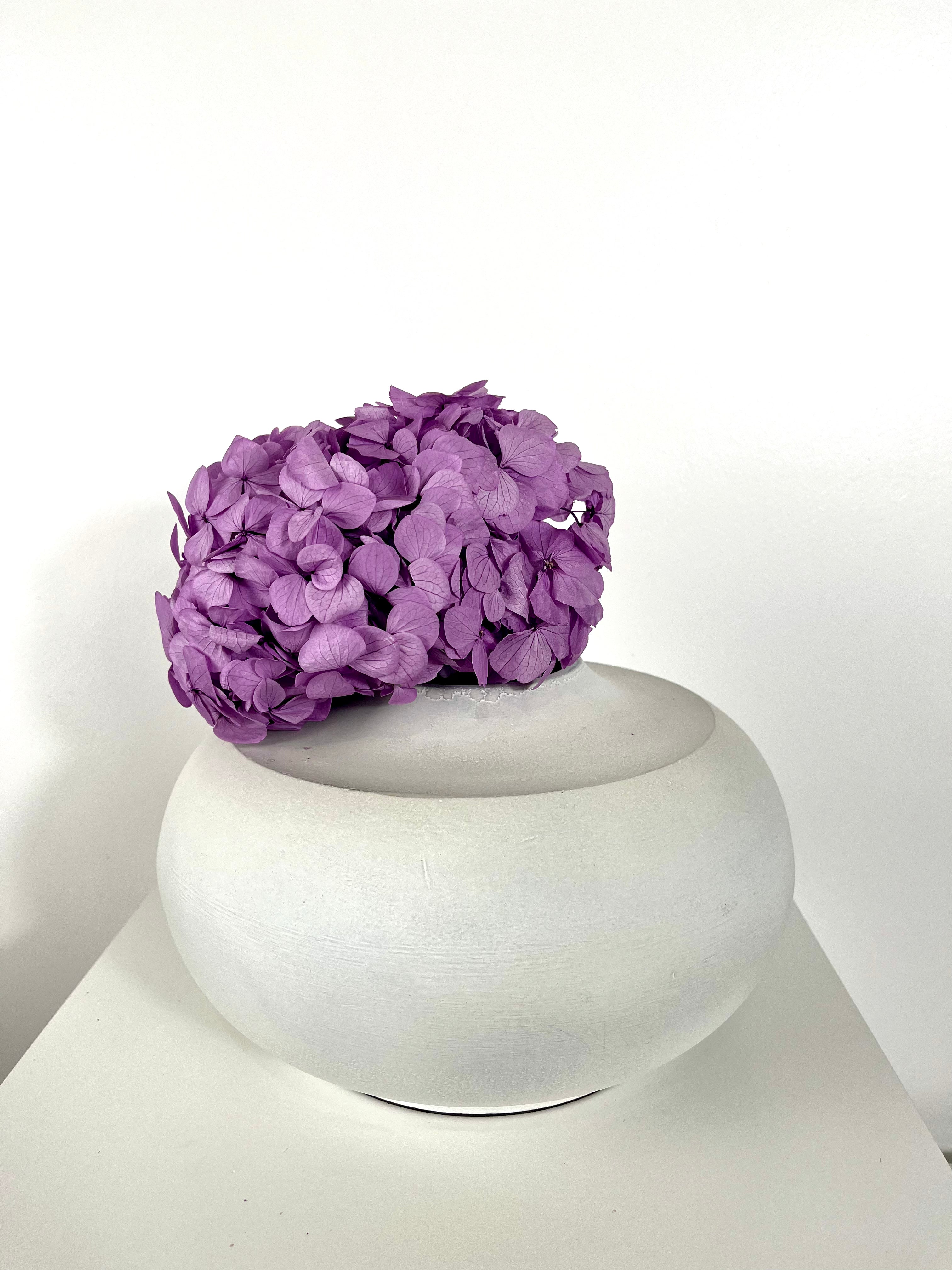 Vase Nieva large - hellgrau / beige - Lykke&You GmbH
