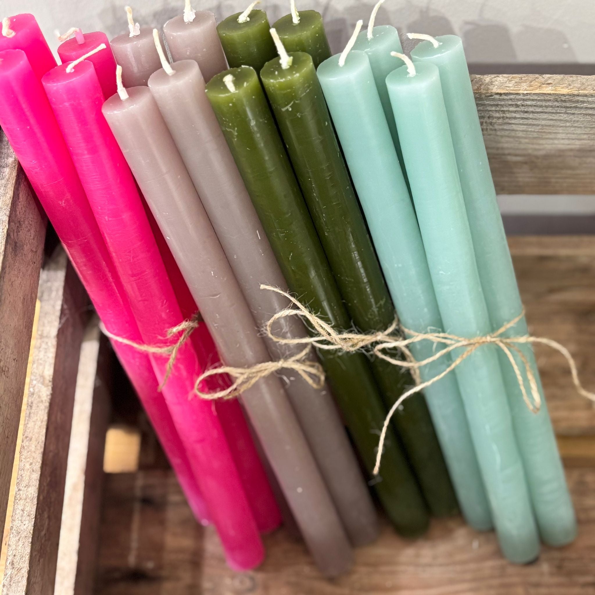 4er Set Stabkerzen für Adventskranz - Lykke&You GmbH