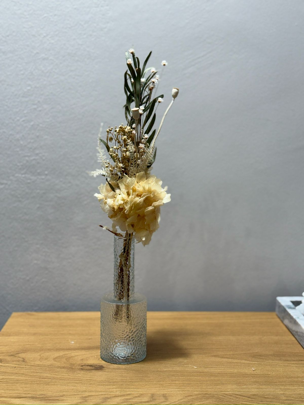 Trockenblumen Mini Strauß Eukalyptus Nicoly Hortensie - Outlet