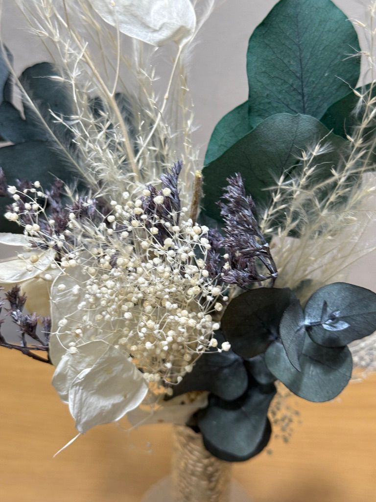 Trockenblumen Mini Strauß Eukalyptus Lunaria - Outlet