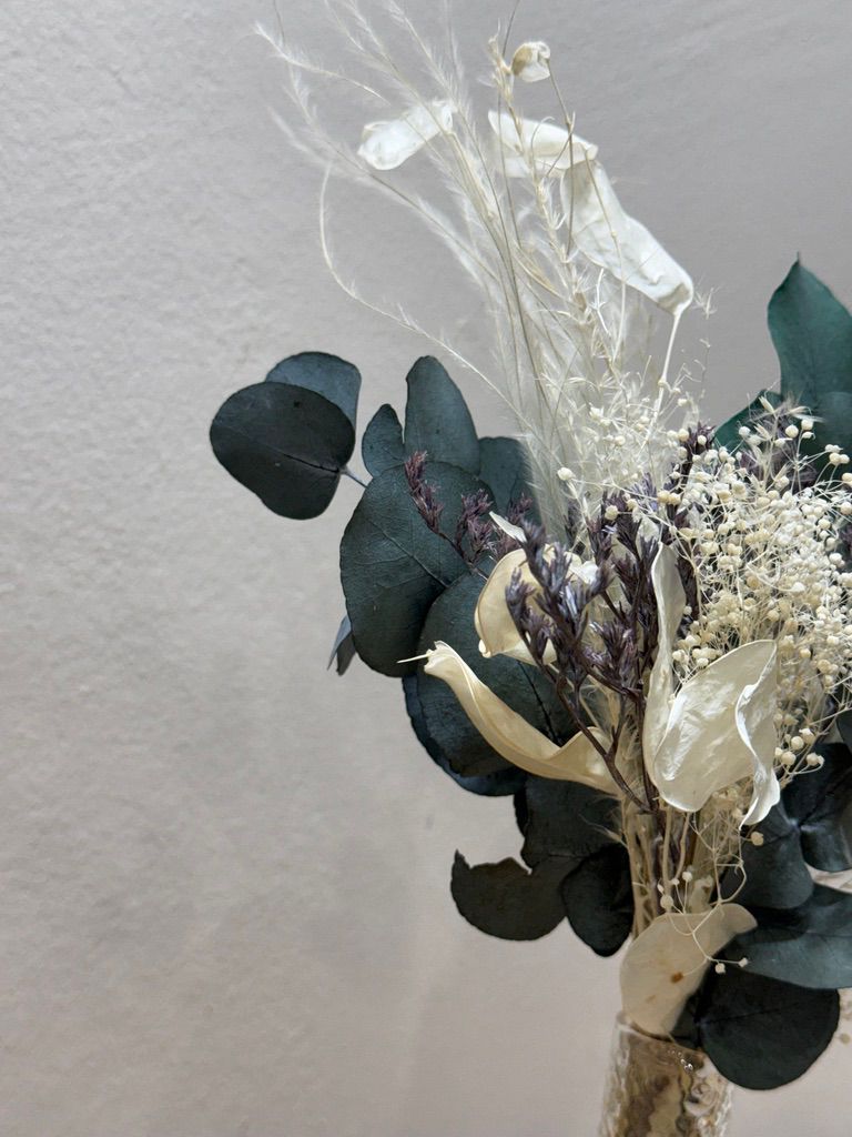 Trockenblumen Mini Strauß Eukalyptus Lunaria - Outlet