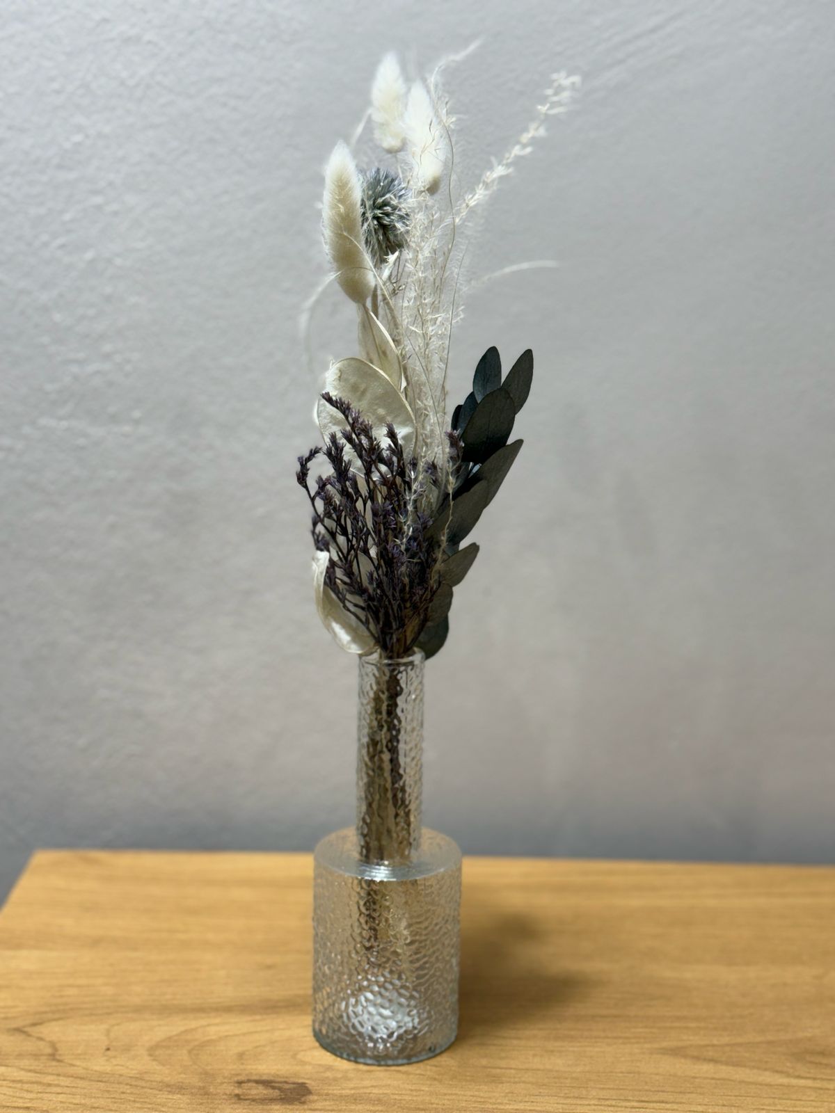 Trockenblumen Mini Strauß Distel Eukalyptus - Outlet