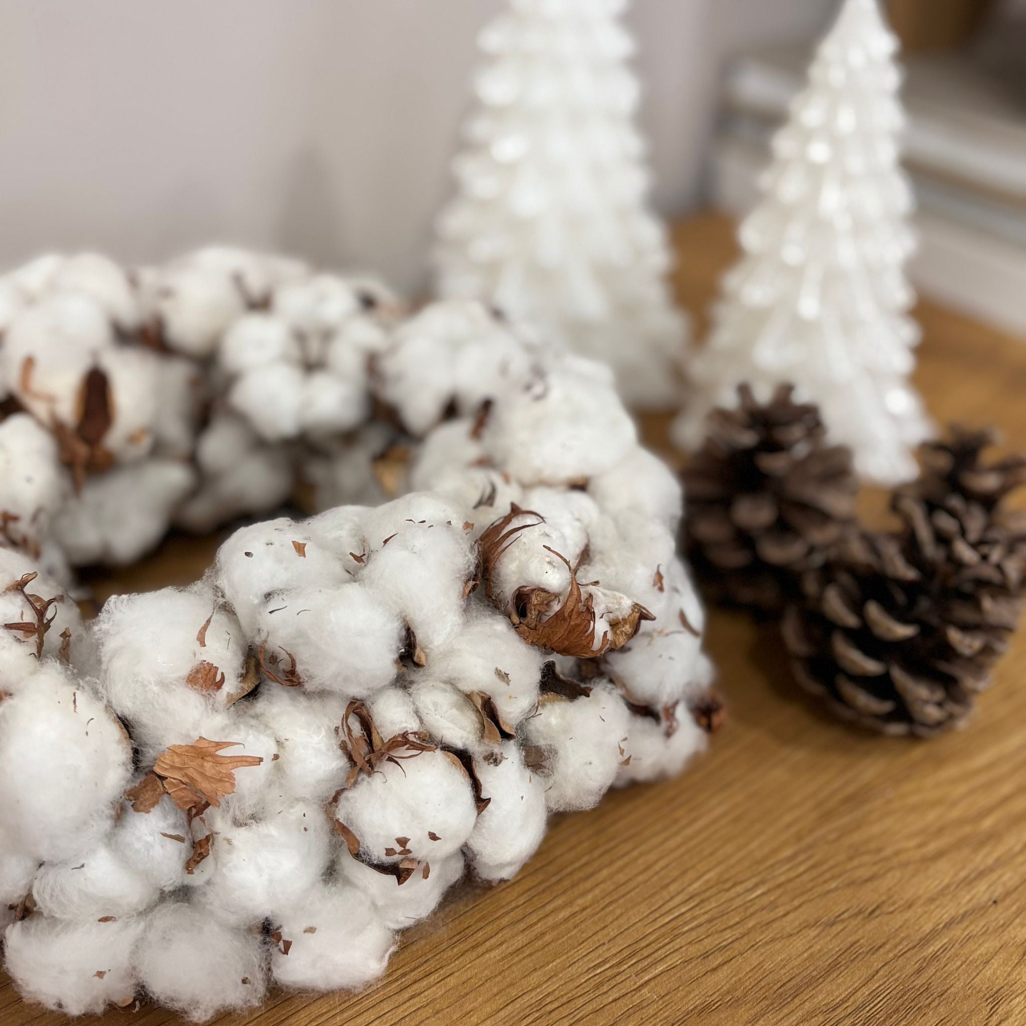 Pure Cotton - Baumwollkranz 25 cm