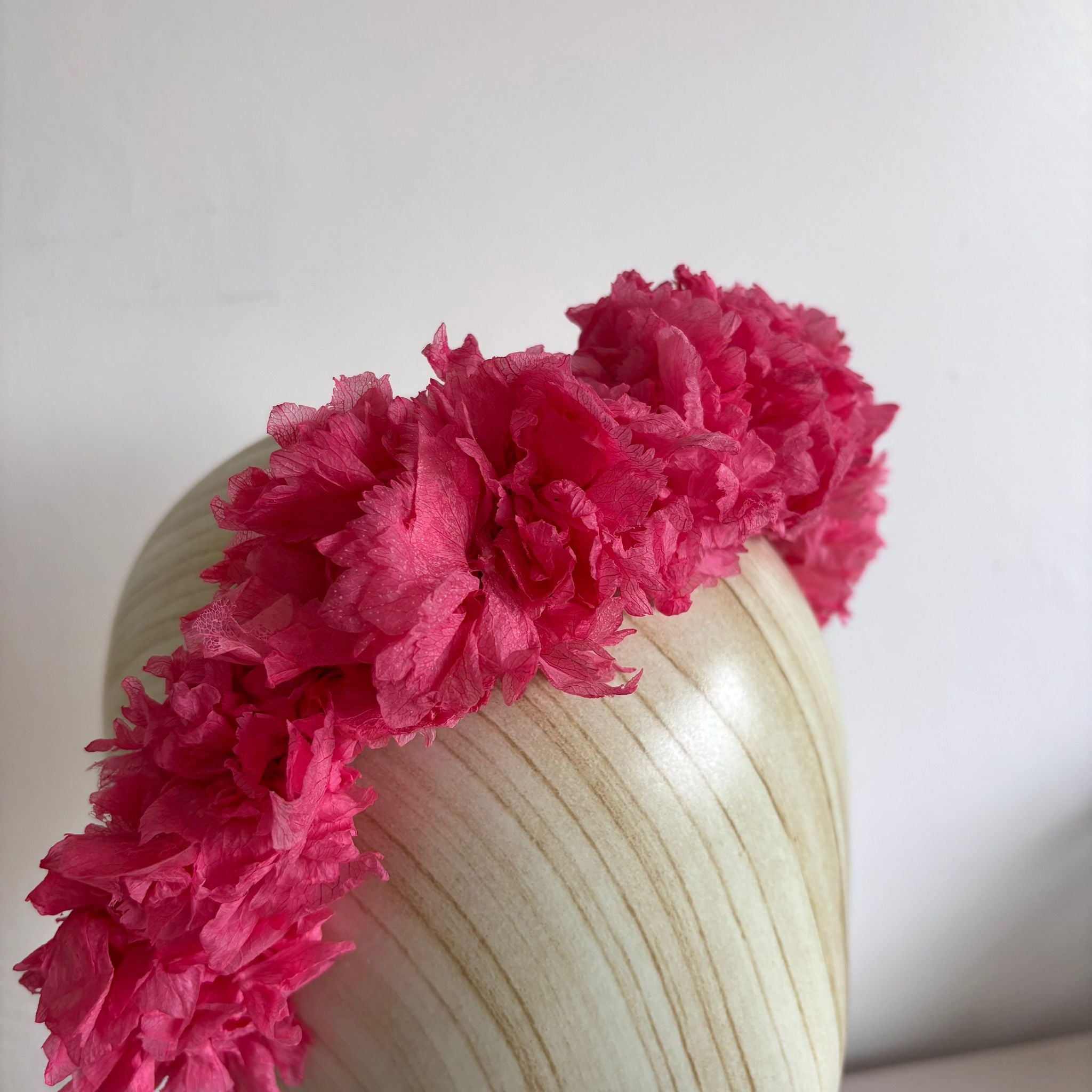 Haarreif Trockenblumen Hortensie Pink - Outlet