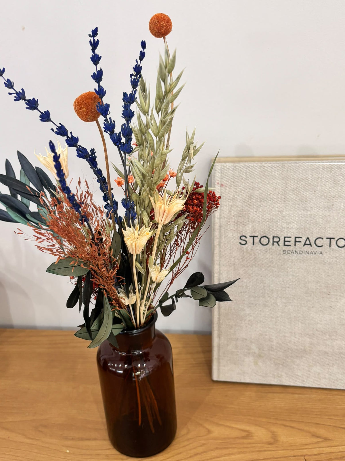 Olive & Wild Mini - Natürlicher Trockenblumenstrauß mit Olive