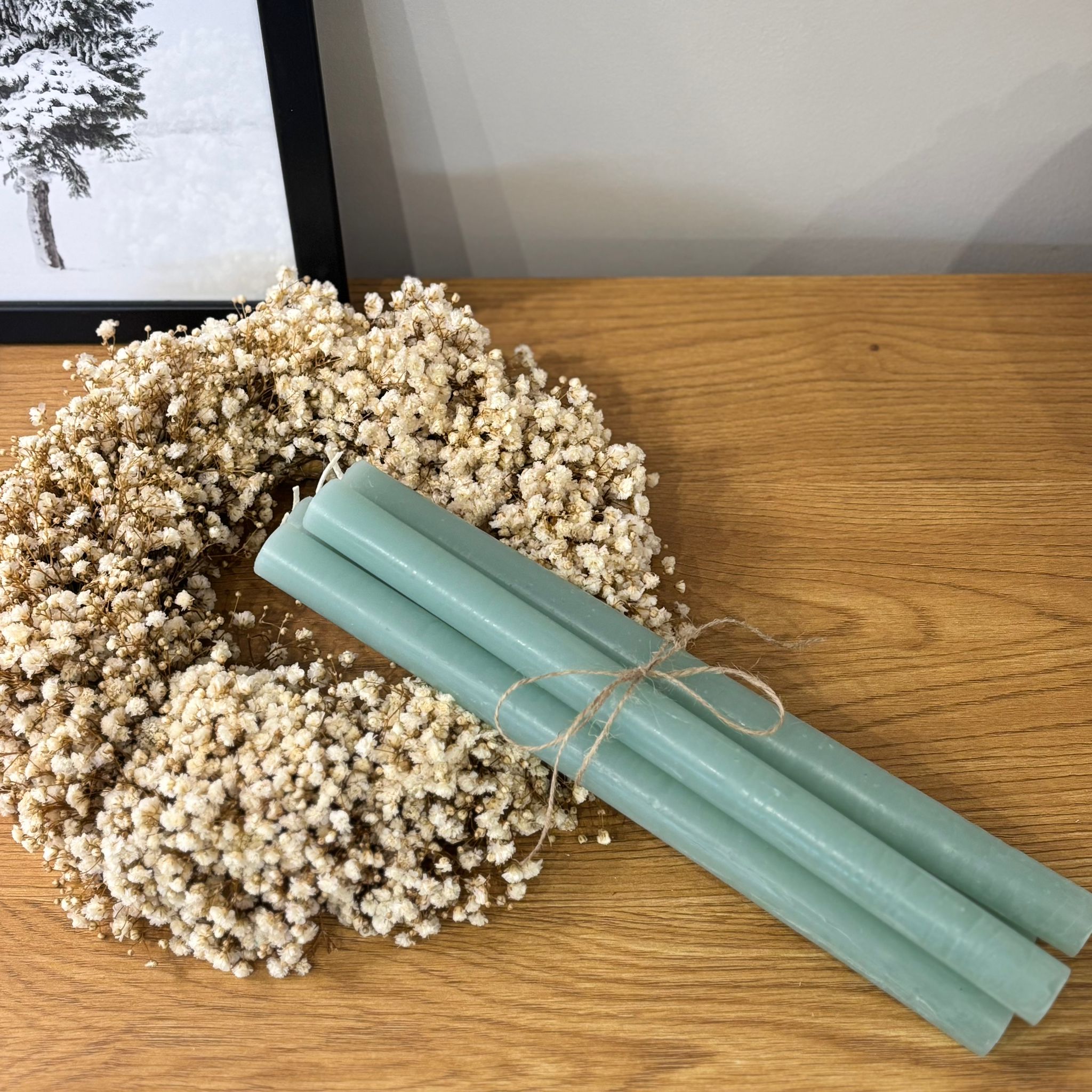 4er Set Stabkerzen für Adventskranz