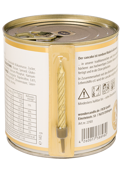 Cancake Let´s celebrate - Golden Time Brownie