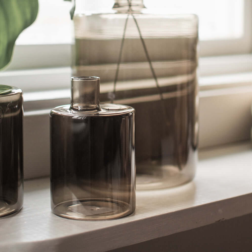 dbkd Pipe Vase Glas - die perfekte Vase für kleine Sträuße - Lykke&You GmbH