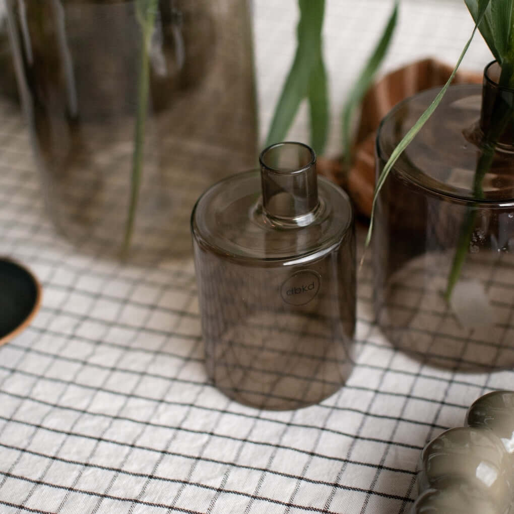 dbkd Pipe Vase Glas - die perfekte Vase für kleine Sträuße - Lykke&You GmbH