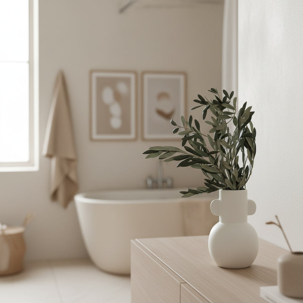 Konservierte Olivenzweige grün aus Italien