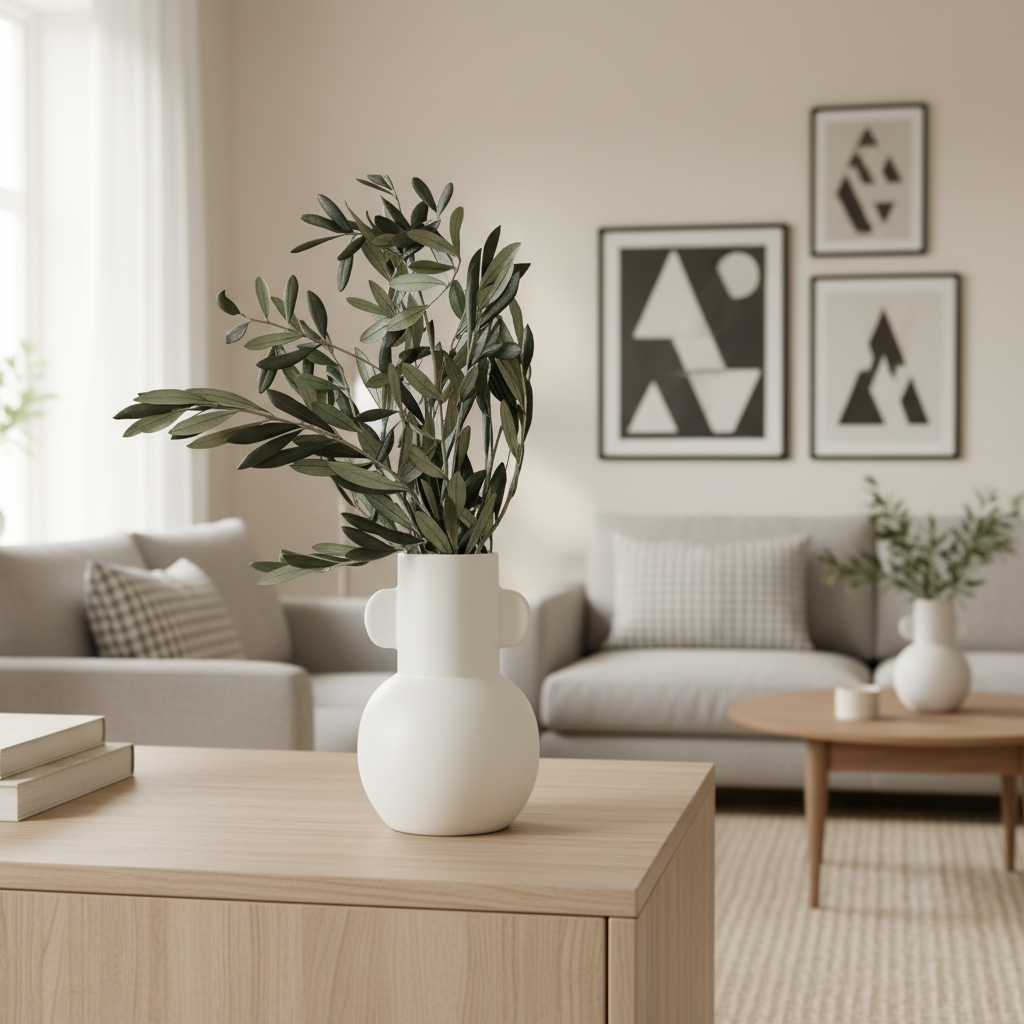 Konservierte Olivenzweige grün aus Italien