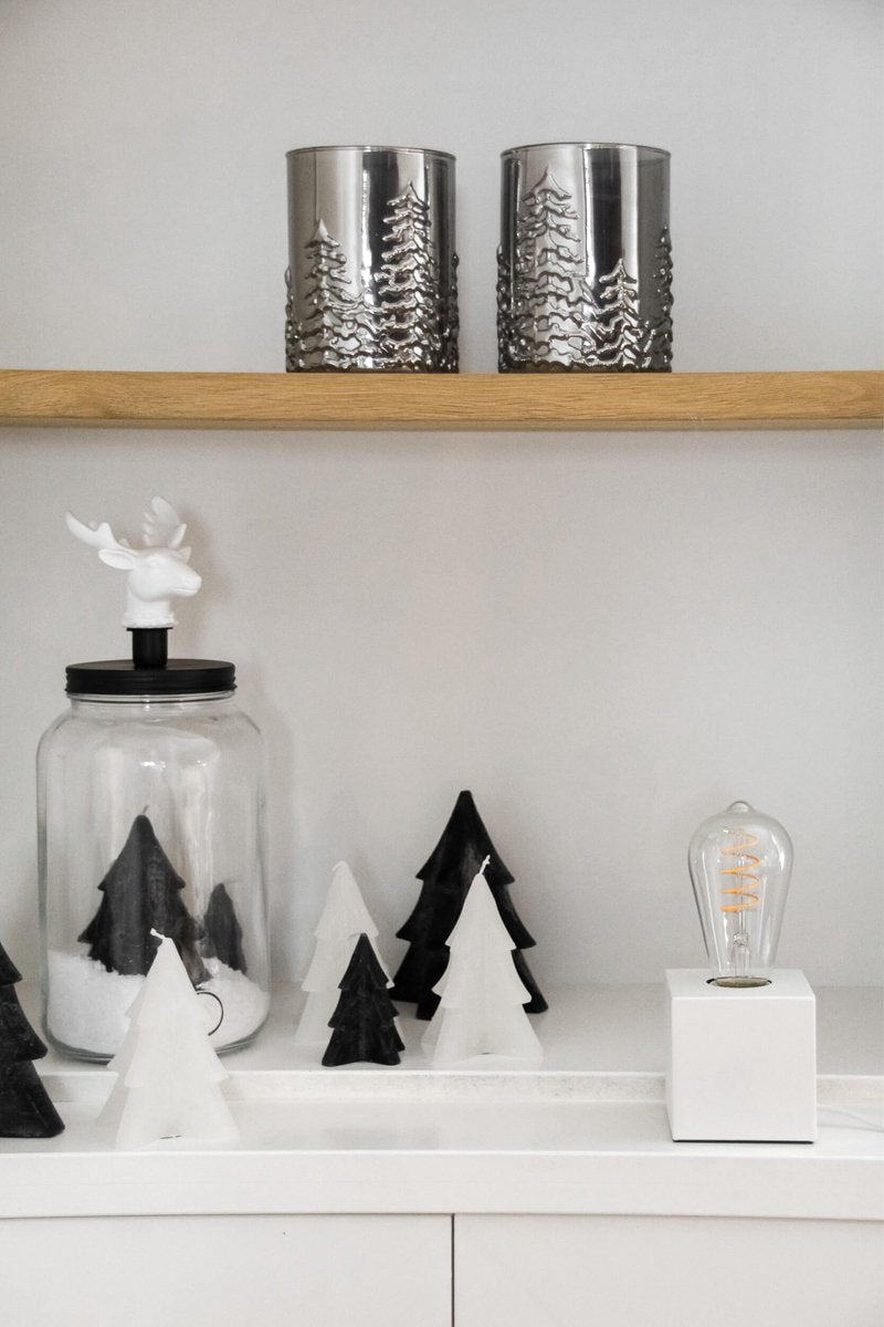 Deko-Kerze Baum S Gold 6 Stück - Lykke&You GmbH