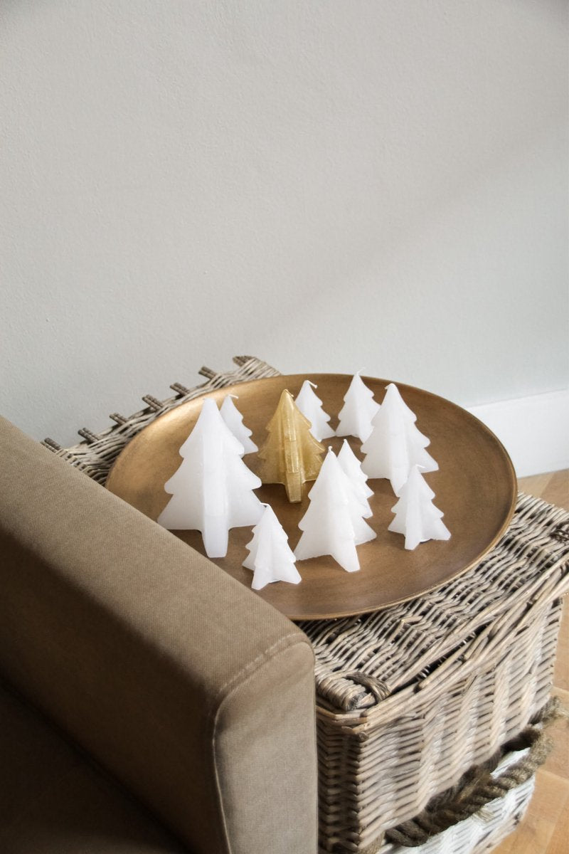 Deko-Kerze Baum S Gold 6 Stück - Lykke&You GmbH
