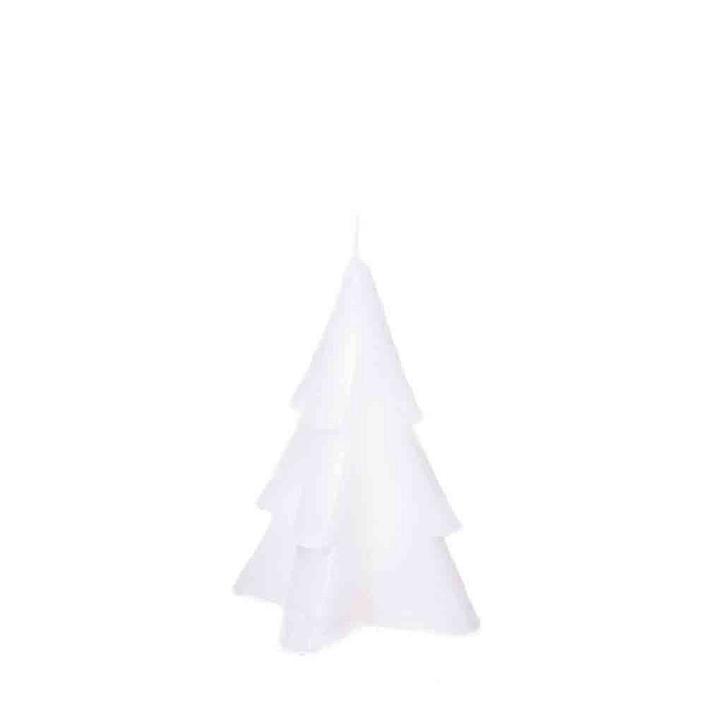 Kerze Baum WH L weiss - Lykke&You GmbH