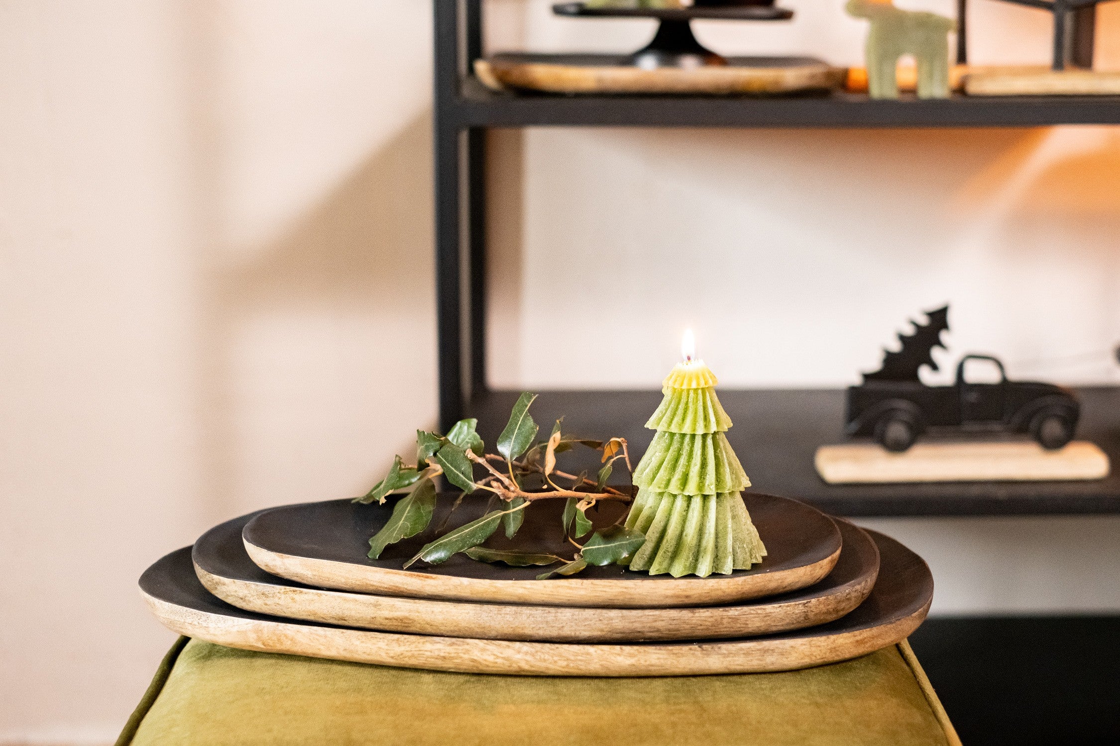Deko-Kerze Windy Tannenbaum L - Lykke&You GmbH