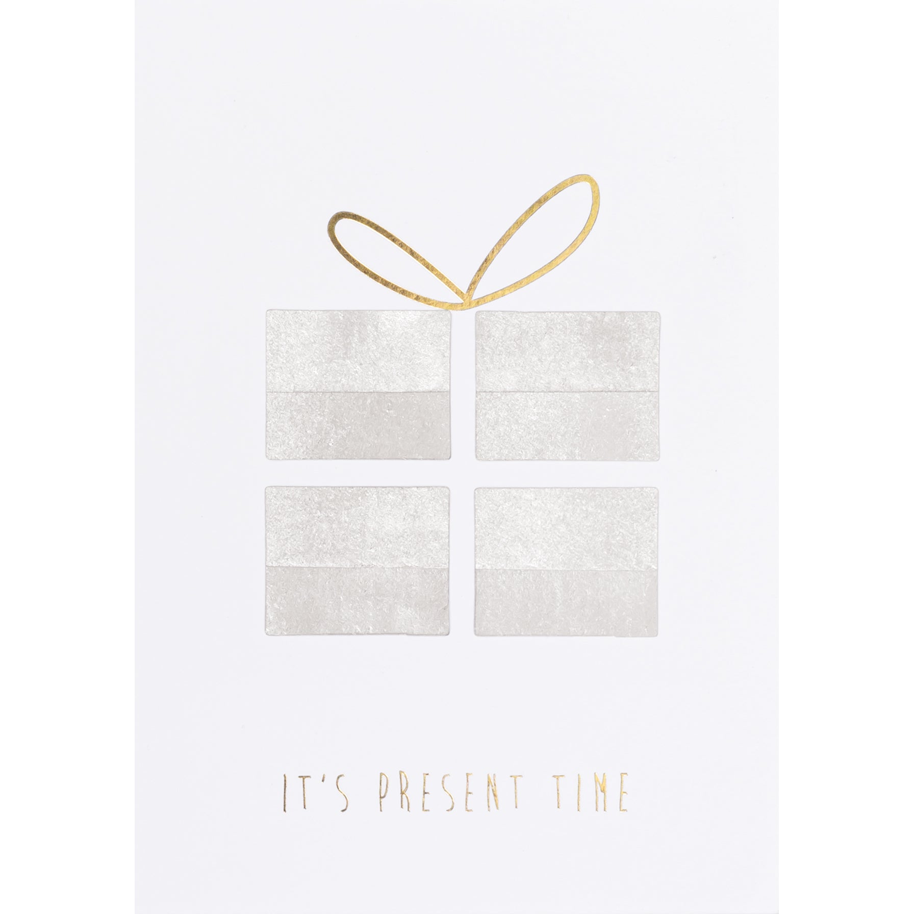 Weihnachtskarte - Zen Papier "It´s present time" - Lykke&You GmbH