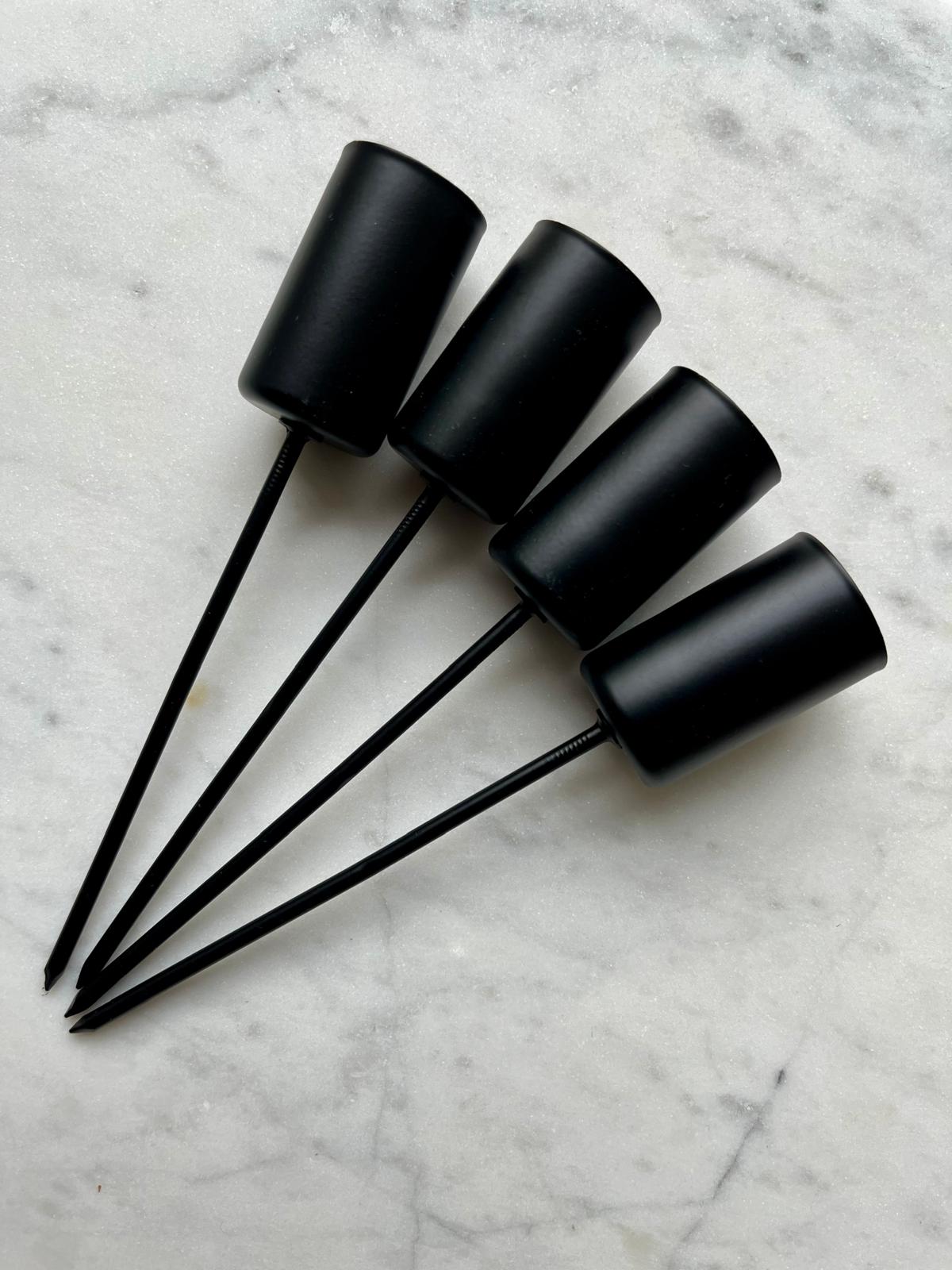 Kerzenhalter Adventskranz mit Dorn für Stabkerzen 2,4 cm - Lykke&You GmbH