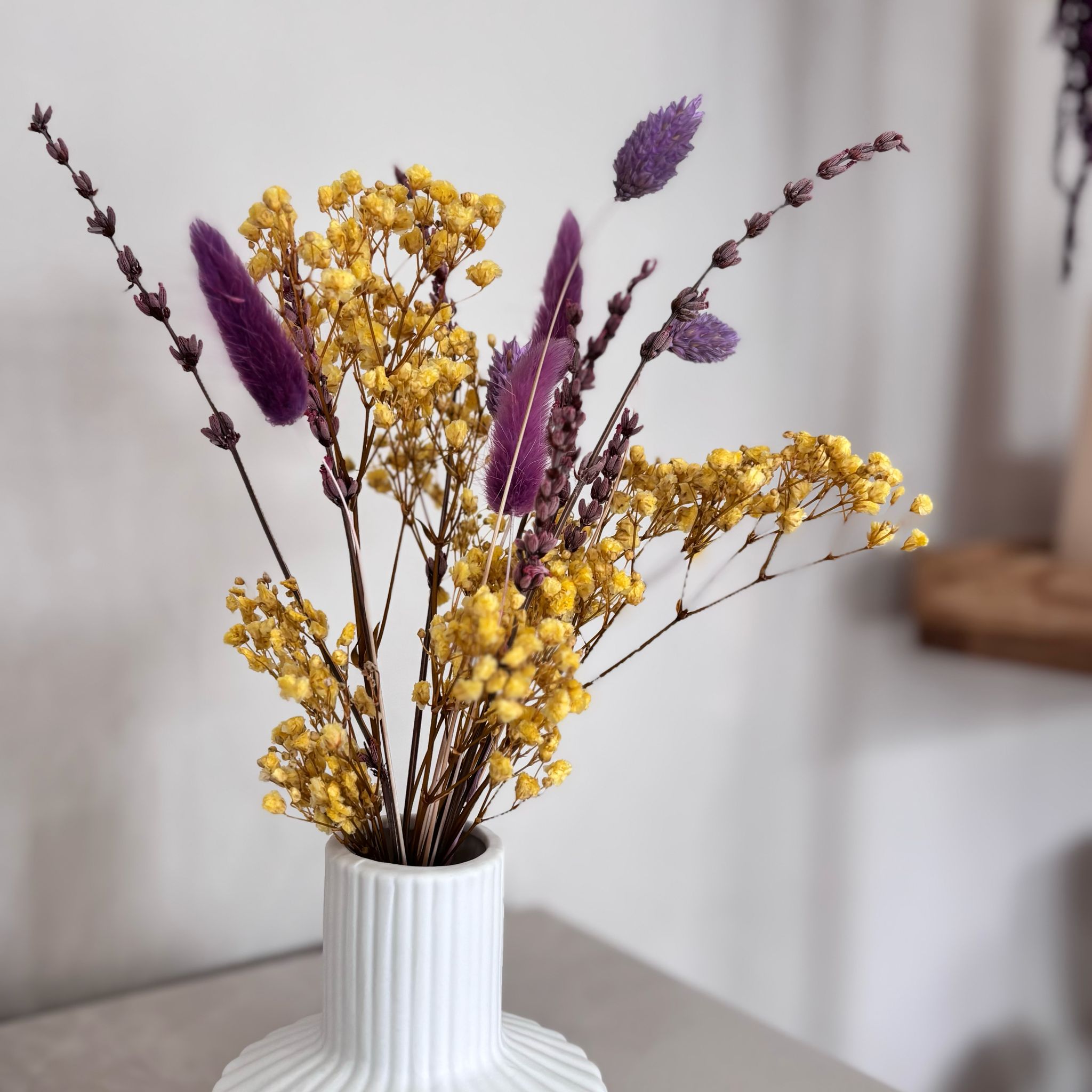 Trockenblumenstrauß Mini Purple Dreams - Lykke&You GmbH