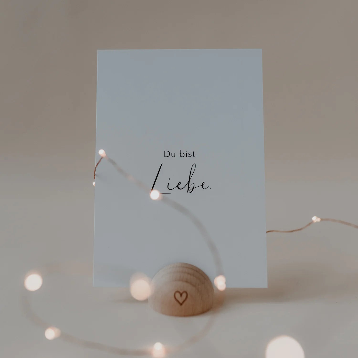 Owl cut card “You are love”