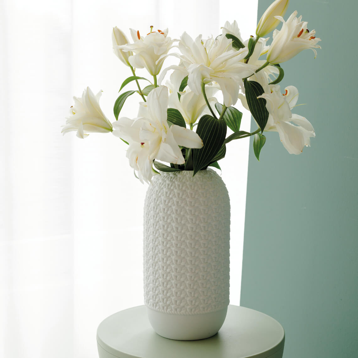 RÄDER Vase „Strick“ – Design mit Reliefstruktur aus Porzellan - Lykke&You GmbH