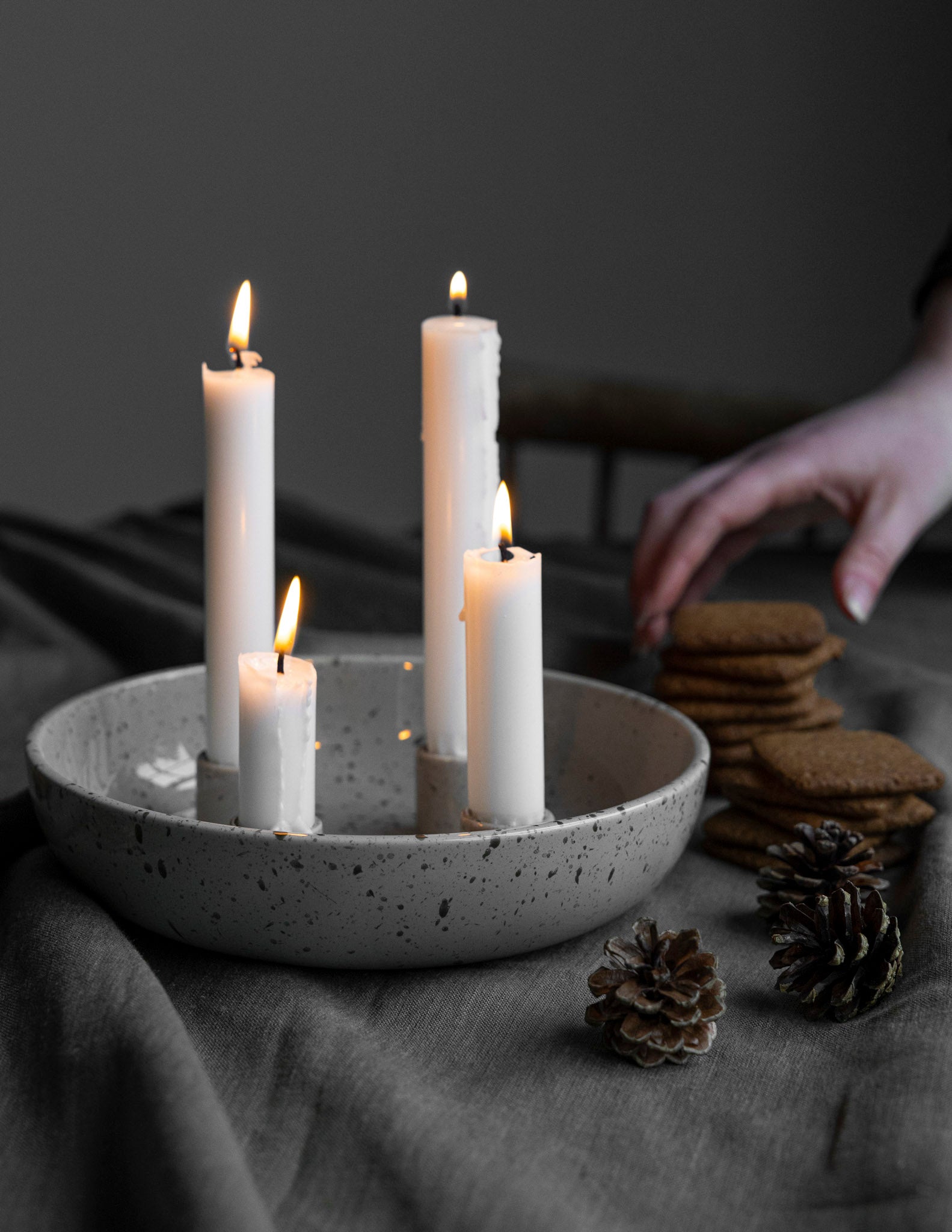 GRANHOLMEN Kerzenschale Nature Large - Lykke&You GmbH