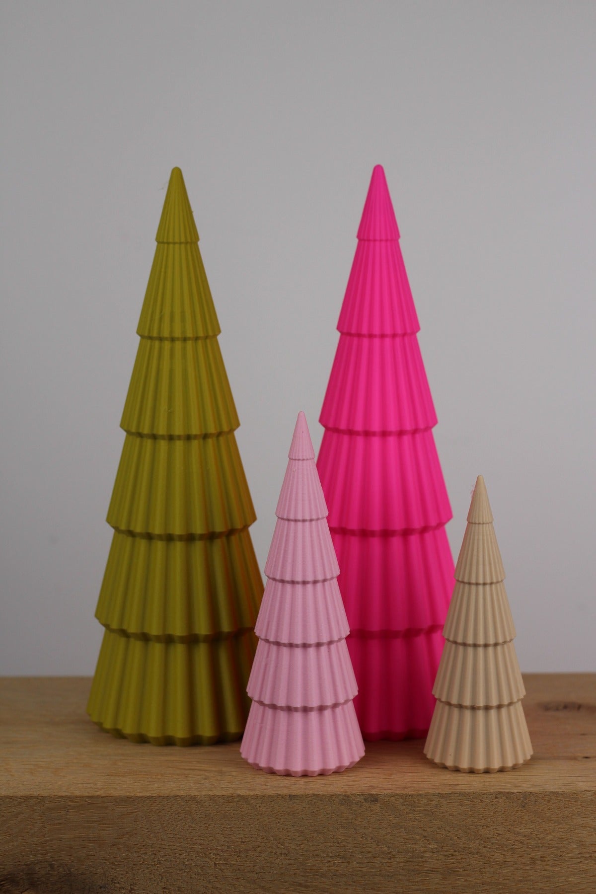 Aufsteller - Tannenbaum geriffelt 3D Druck