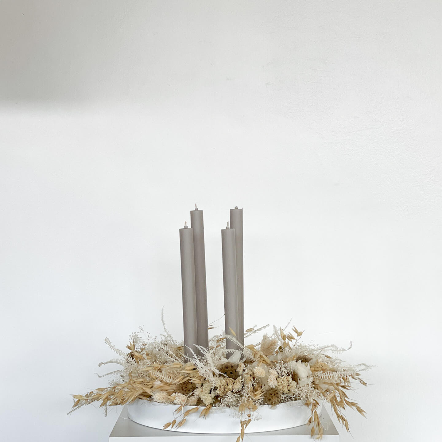 KERZENTABLETT Sund AUS METALL FÜR ADVENTSKRANZ | MAGNETISCH - Kerzenhalter
