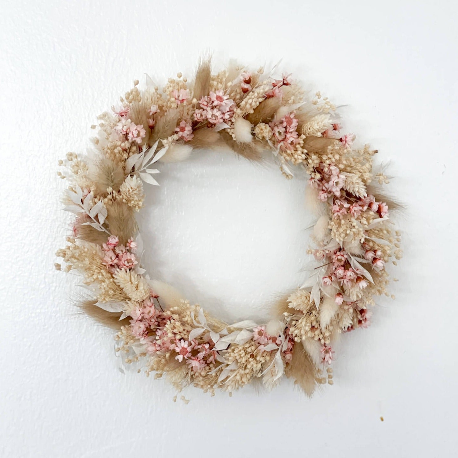 Adventskranz Trockenblumen für Kerzentablett - Lykke&You GmbH