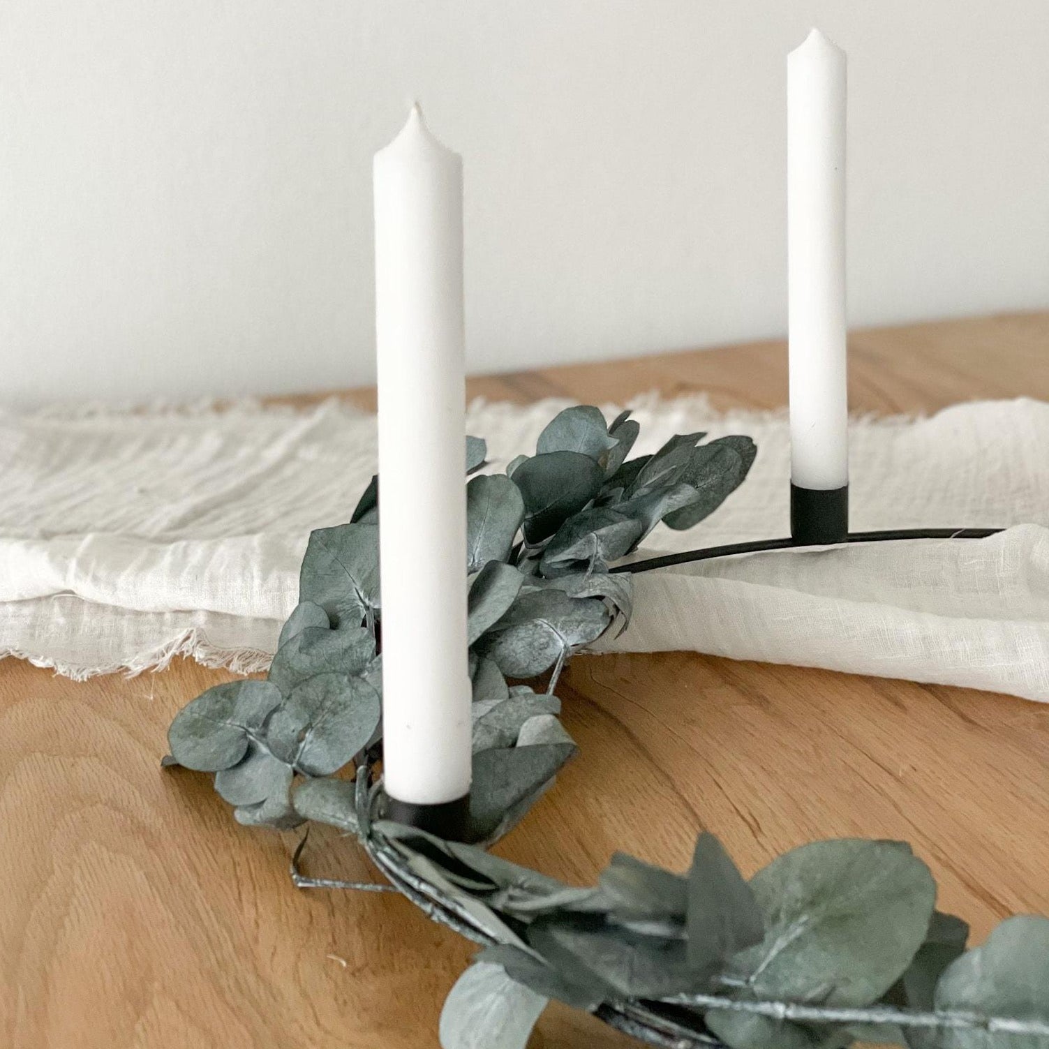 Kerzenhalter aus Metall I Adventskranz - Lykke&You GmbH