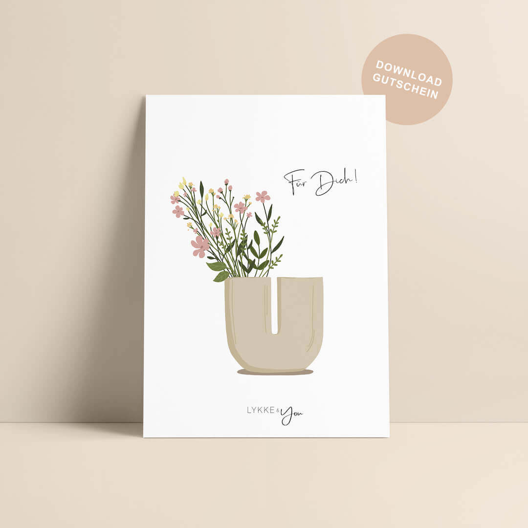 Geschenkgutschein für Trockenblumen