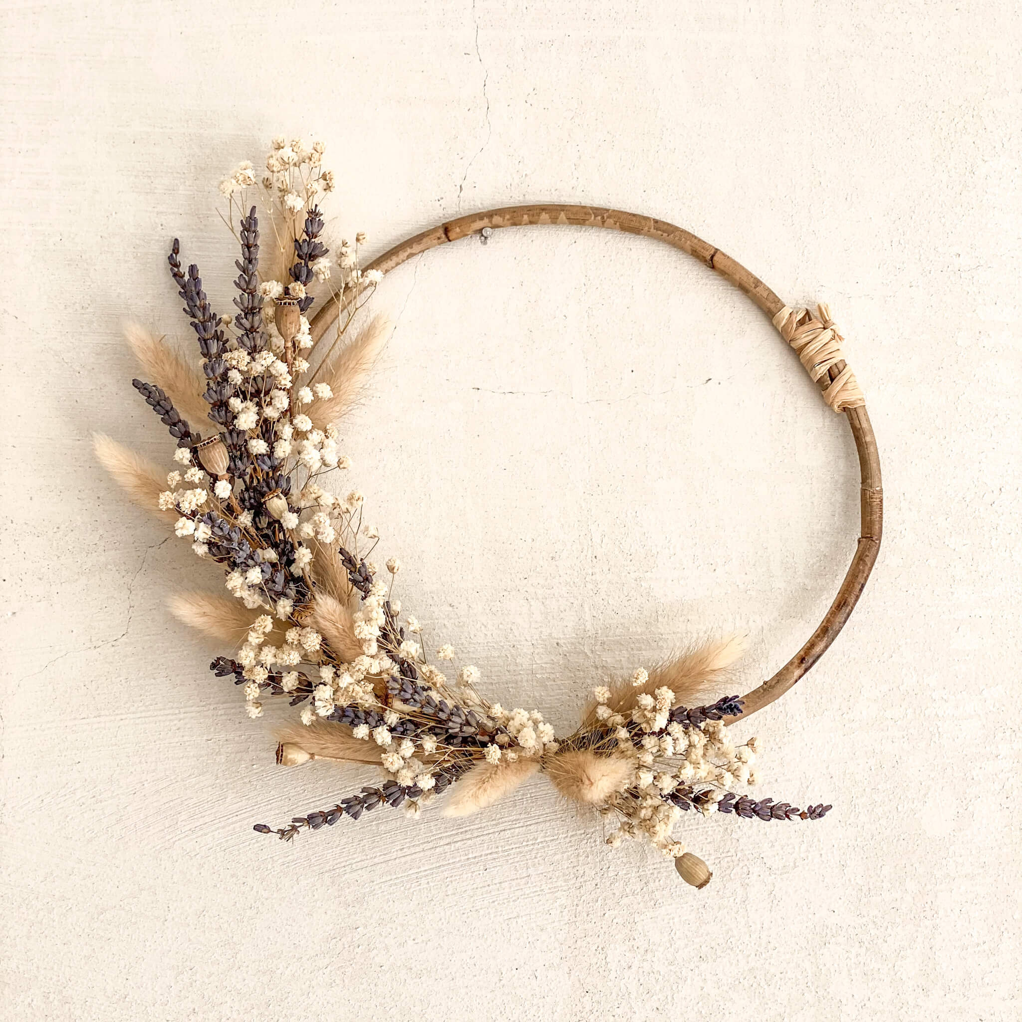 Trockenblumenkranz Lavendel | 30 cm - Lykke&You