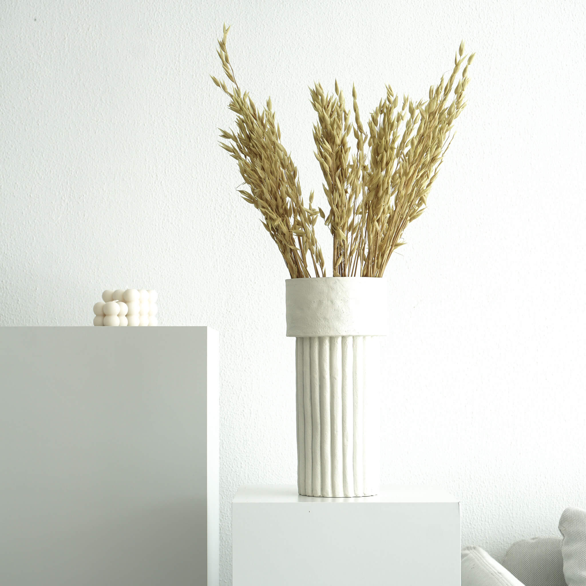 getrockneter Hafer | 70 cm | | passend zu Landhaus-Stil - Farbe: pistazie