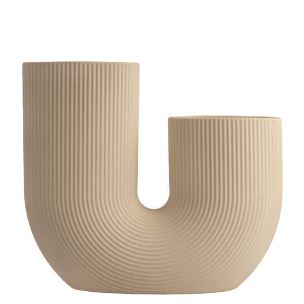 U-Vase, beige