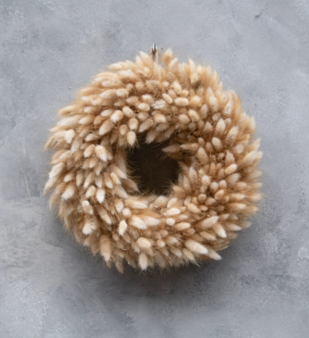 Trockenblumenkranz Lagurus natur