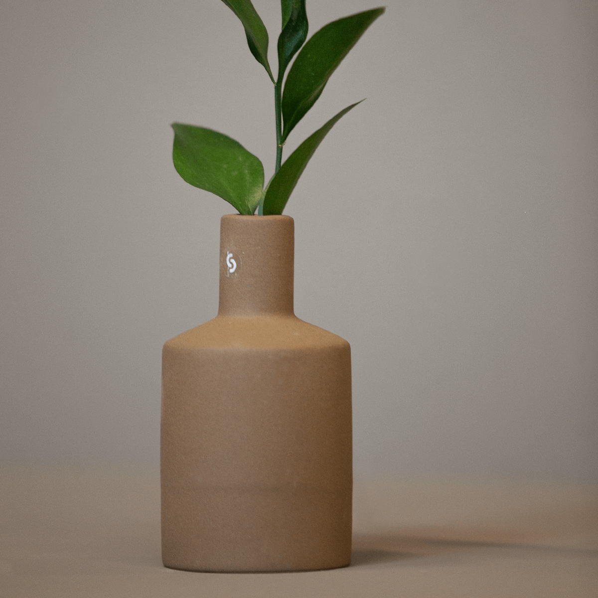 Small vase with a rough feel