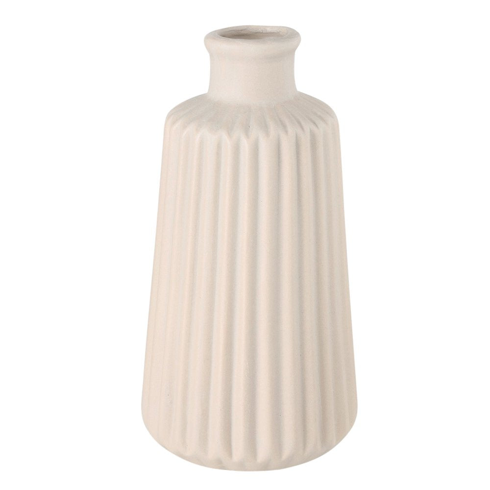 Schlichte Porzellanvase in beige – Zeitloses Design für jedes Ambiente