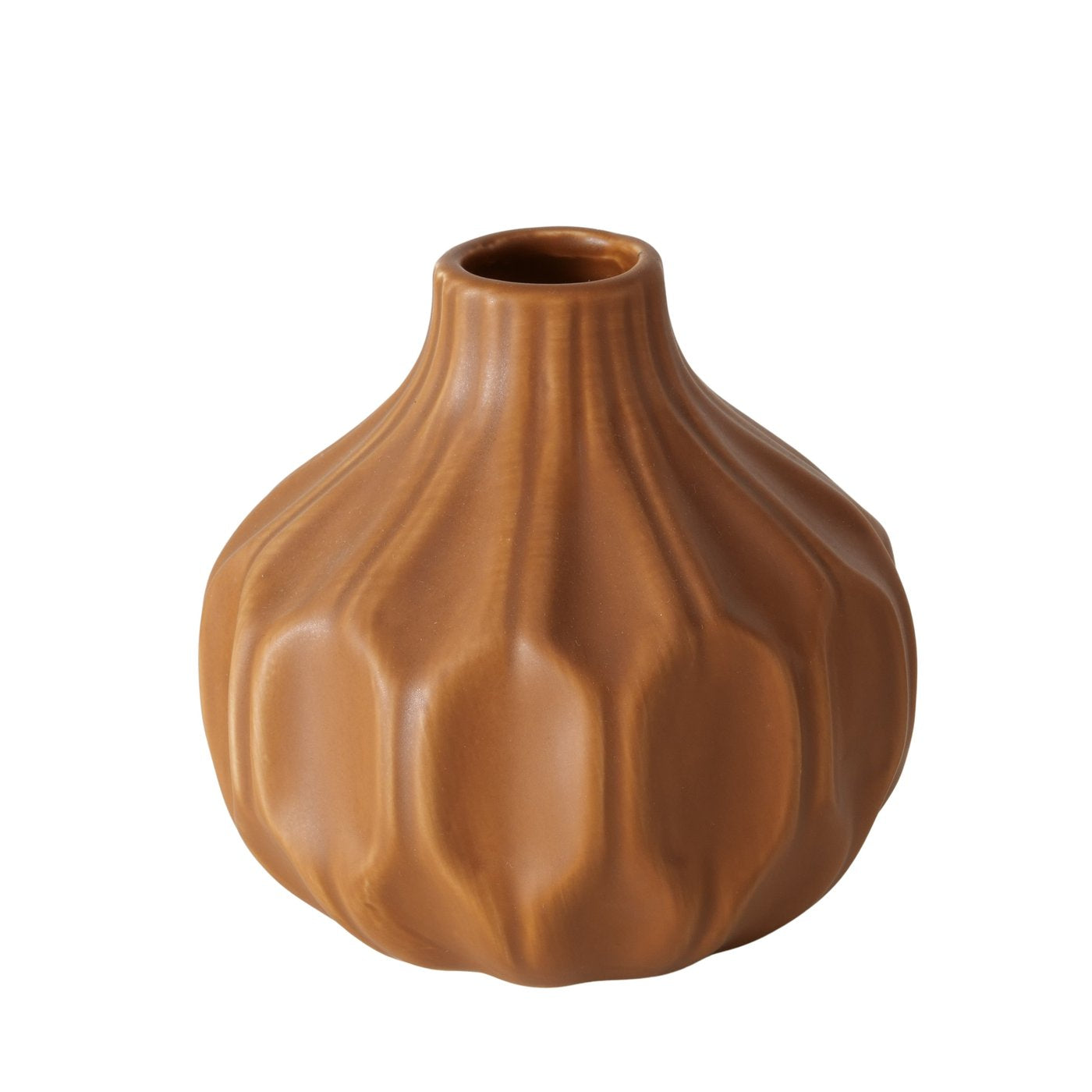 Vase Lenja - 2er Set braun