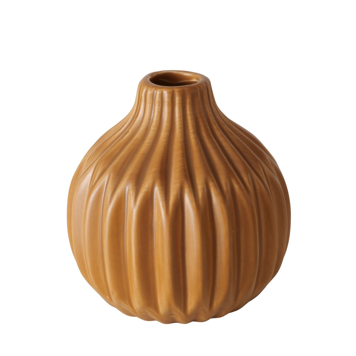 Vase Lenja - 2er Set braun
