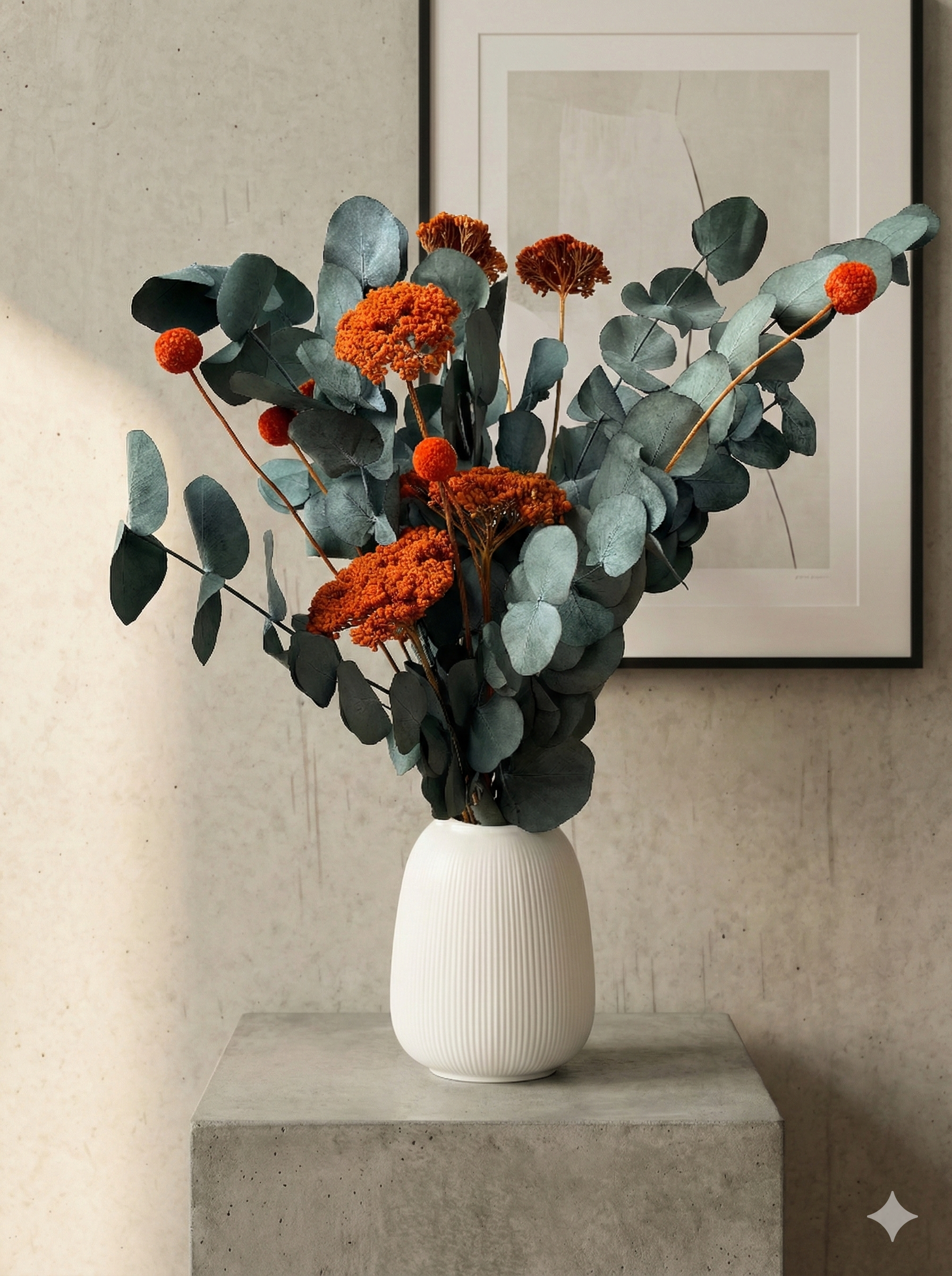 Fascinating flair: The dried flower bouquet Flamazing