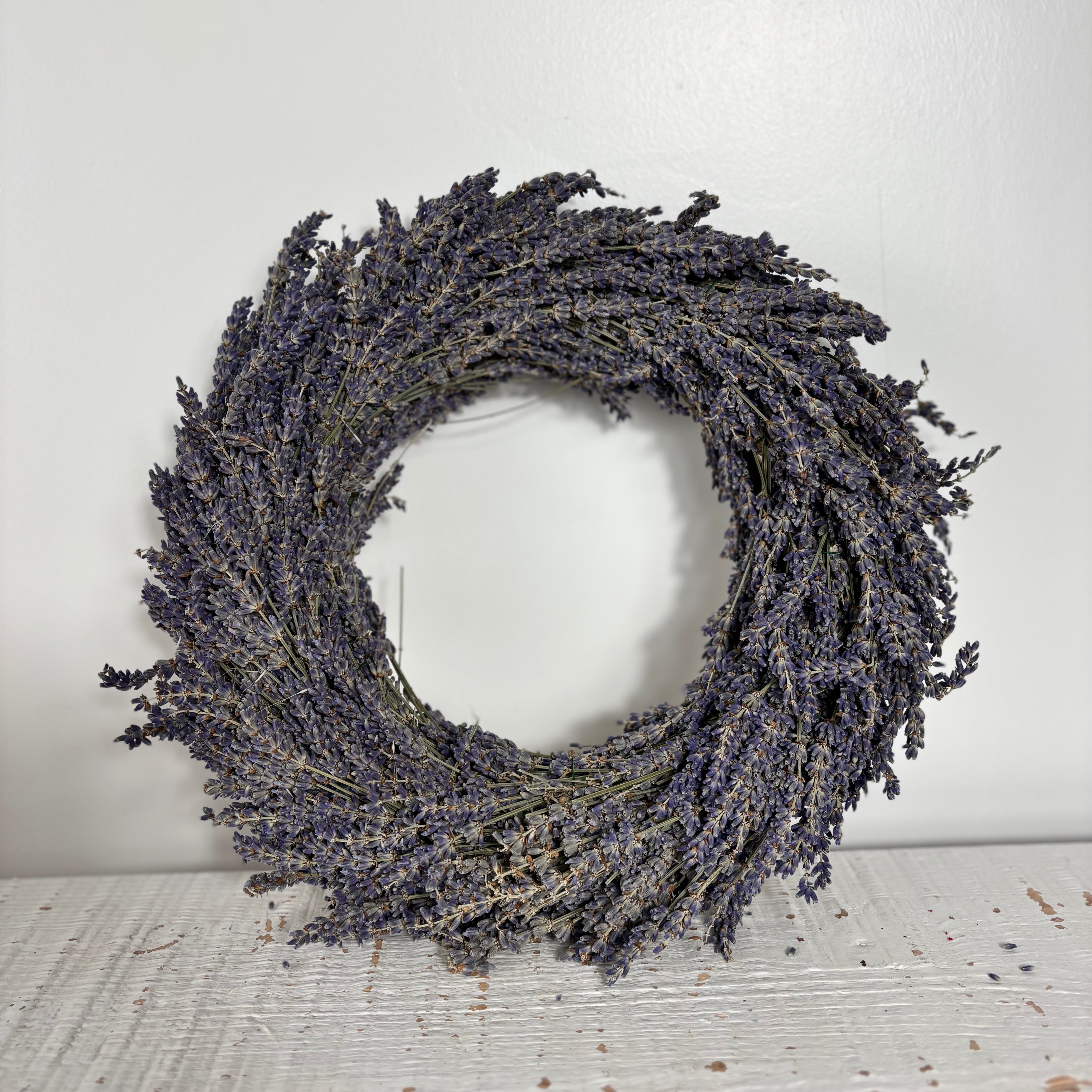 Dried Flower Wreath Lavender 30cm