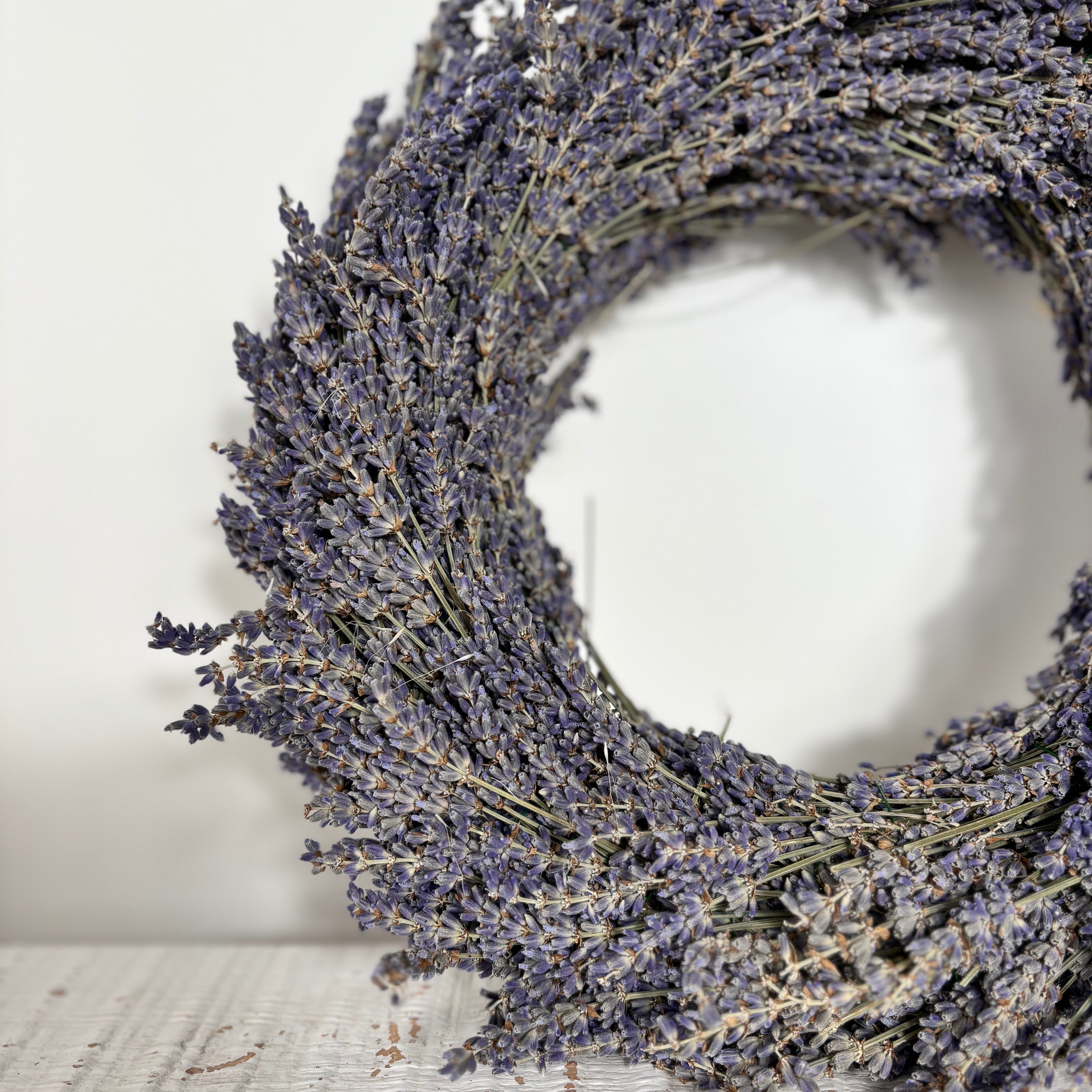 Dried Flower Wreath Lavender 30cm