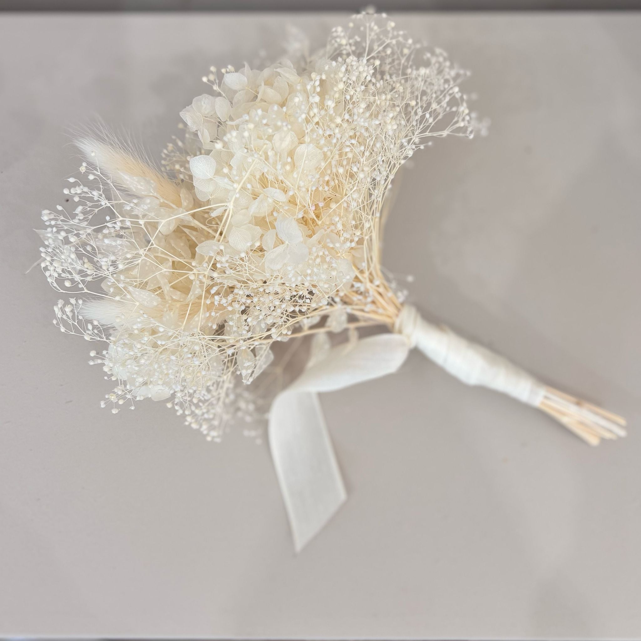 Mini Brautstrauss / Blumenmädchen weiß - Outlet
