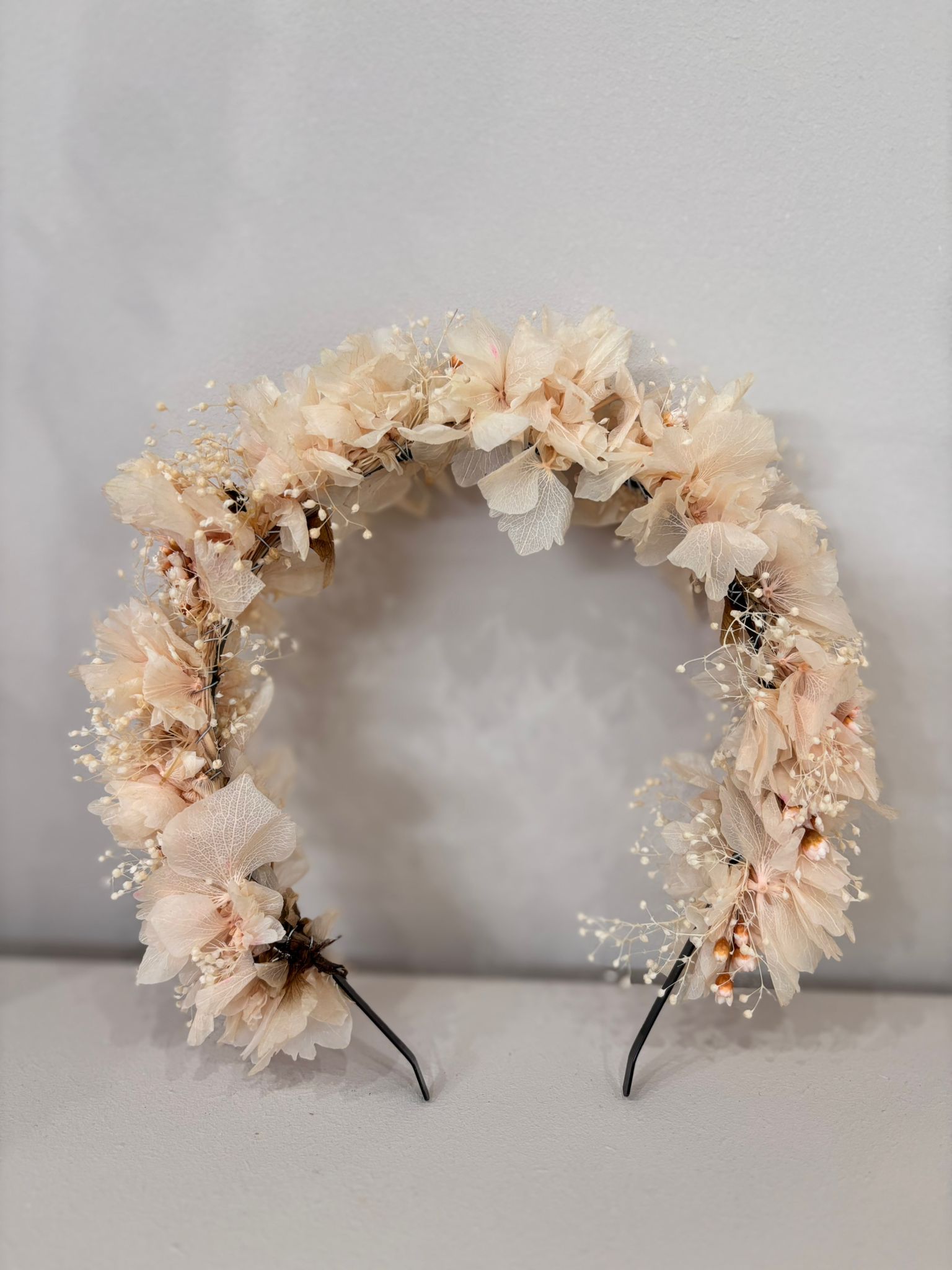 Haarreif Trockenblumen apricot - Outlet - Lykke&You GmbH