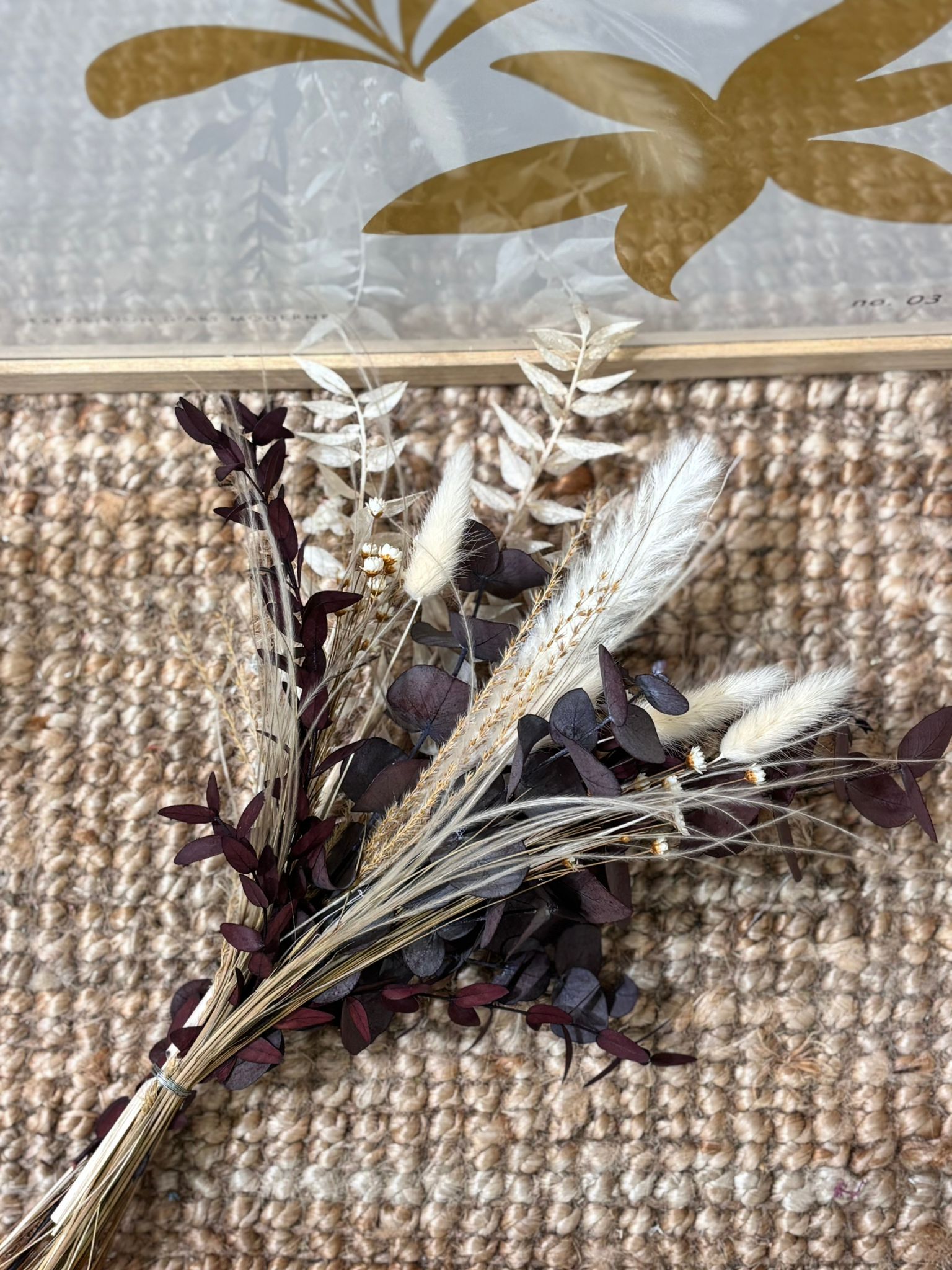 Trockenblumen Strauß Eukalyptus beigei Outlet