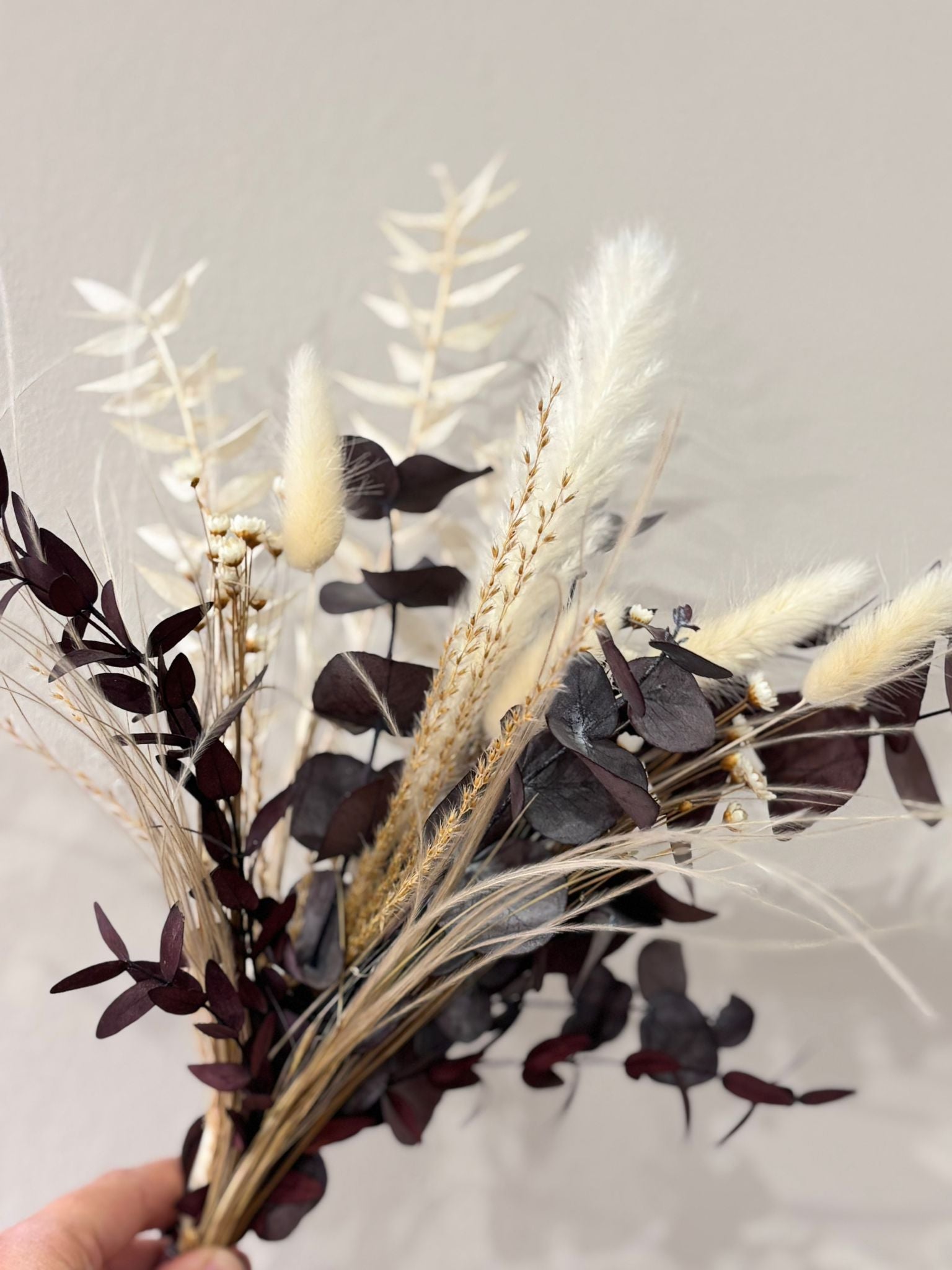 Trockenblumen Strauß Eukalyptus beigei Outlet